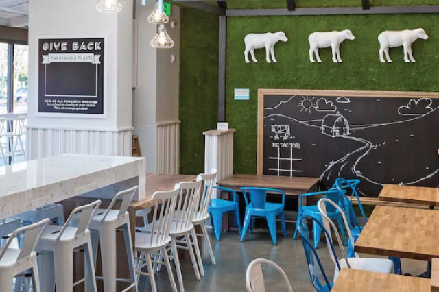 Mendocino Farms dining area