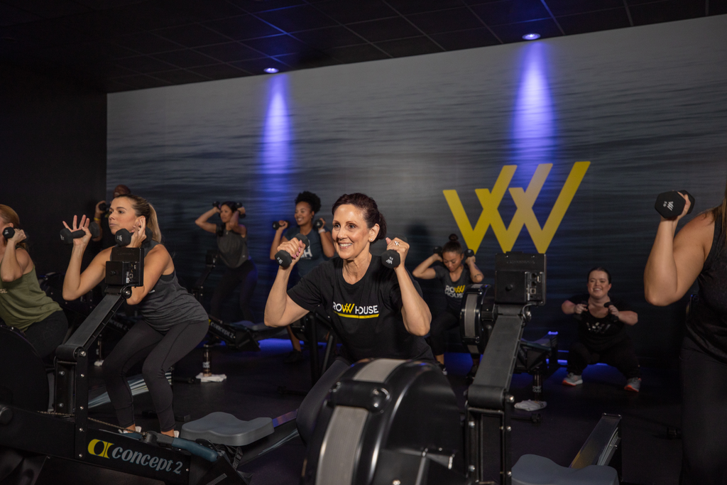 Exercise class with weights
