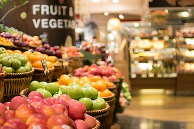 Apples and fruit baskets